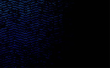 İkili kod ve noktalarla soyut arkaplan
