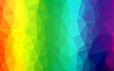 renkli çokgen mozaik arkaplan, vektör illüstrasyonu