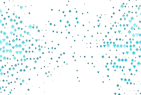 Kart elemanlarıyla hafif BLUE vektör düzeni.