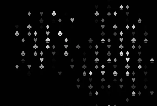 Темно Серебристая Серая Обложка Сиолами Азартных Игр — стоковый вектор