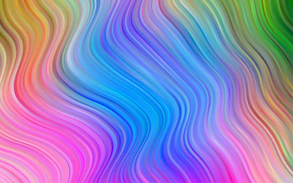 不同形状和颜色的模糊波浪形线条 带渐变的模糊抽象说明 — 图库矢量图片