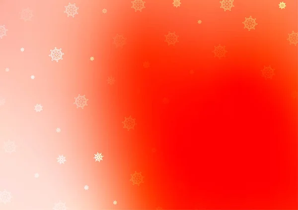 Weihnachten Hintergrund Mit Schneeflocken Und Sternen — Stockvektor