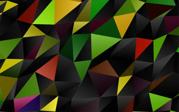 Fond Mosaïque Polygonale Colorée Illustration Vectorielle — Image vectorielle