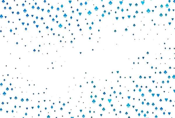 Oyun kartlarıyla hafif BLUE vektör dokusu.