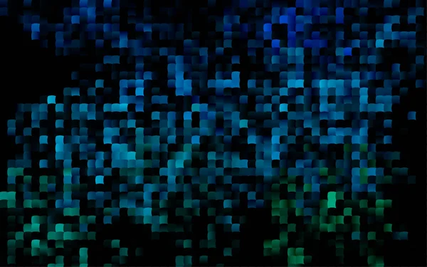 Abstracte Achtergrond Met Blauwe Zwarte Vierkanten — Stockvector