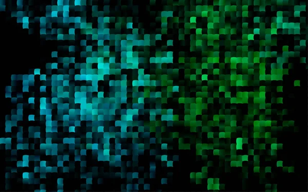 Абстрактний Фон Синіми Зеленими Квадратами — стоковий вектор