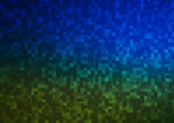 Bleu Clair Fond Vectoriel Vert Avec Rectangles — Image vectorielle