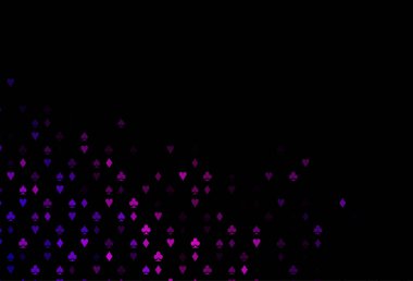 Kumar sembolleriyle koyu pembe vektör kaplaması.