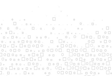 Açık Gümüş, daireyle gri vektör örtüsü, küplerle.