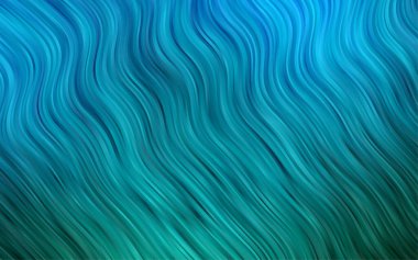 Farklı şekil ve renklerdeki bulanık dalgalı çizgiler. Gradyanı olan belirsiz soyut bir illüstrasyon.