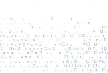 Lekeli, dikdörtgenli hafif BLUE vektör şablonu.