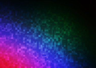 Koyu Çokrenkli, dikdörtgenli Gökkuşağı vektör arkaplanı.