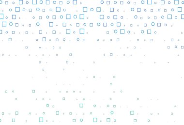 Açık Mavi, diskleri ve dikdörtgenleri olan yeşil vektör dokusu.