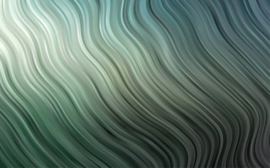 Farklı şekil ve renklerdeki bulanık dalgalı çizgiler. Gradyanı olan belirsiz soyut bir illüstrasyon.