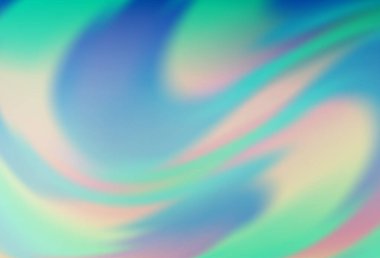 Açık Mavi, Sarı vektör parlak deseni bulanıklaştırdı.