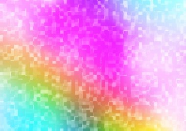 Açık Çokrenkli, Gökkuşağı vektör dokusu dikdörtgen biçiminde.