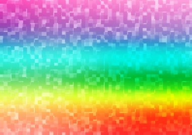 Açık Çokrenkli, Gökkuşağı vektör örtüsü çokgen biçiminde.