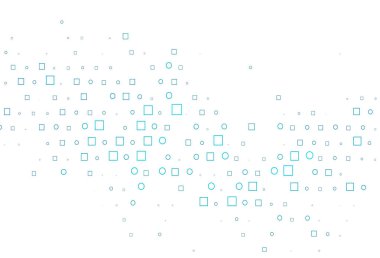 Dairesel ve dikdörtgenli hafif BLUE vektör arkaplanı.