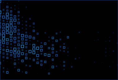 Kare biçiminde koyu mavi vektör deseni.