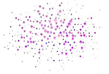 Açık Çokrenkli, iskambil kağıtlı Gökkuşağı vektör dokusu.