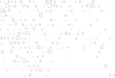 Açık Pembe, benekli mavi vektör şablonu, dikdörtgenler.