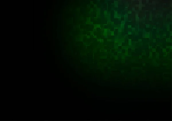 正方形のスタイルで濃い緑のベクトルパターン — ストックベクタ