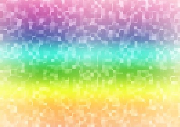 Light Multicolor Rainbow Vektor Bakgrund Med Rektanglar Kvadrater — Stock vektor