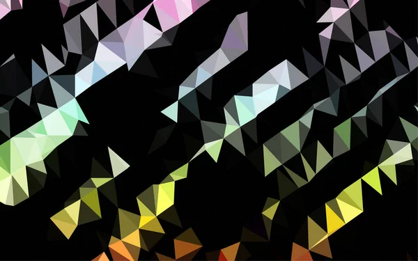 Fond Mosaïque Polygonale Colorée Illustration Vectorielle — Image vectorielle