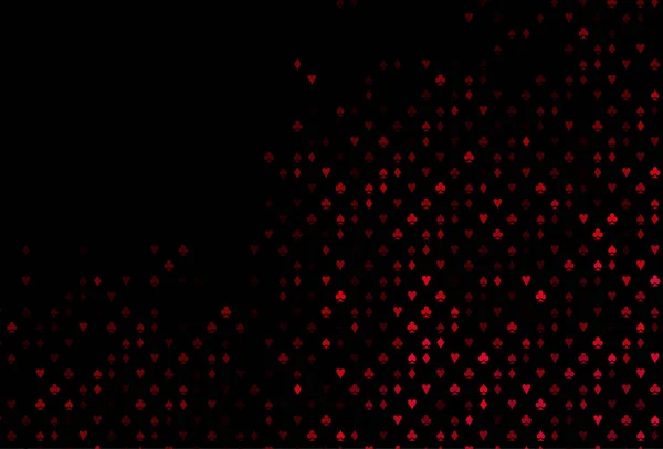 Темно Красный Вектор Сиреной Азартных Игр — стоковый вектор