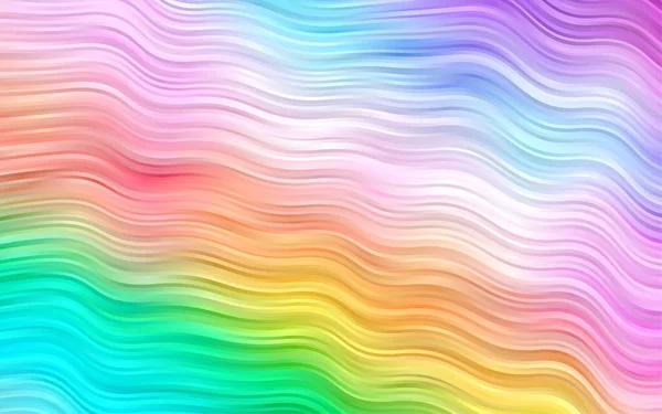 Lignes Ondulées Floues Différentes Formes Couleurs Une Vague Illustration Abstraite — Image vectorielle