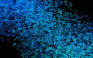 Mavi ve yeşil yapraklı soyut arkaplan