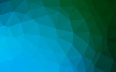 soyut mavi çokgen arkaplan, vektör illüstrasyonu