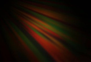 Renkli çizgileri olan koyu turuncu vektör dokusu.