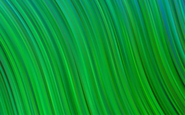 Farklı şekil ve renklerdeki bulanık dalgalı çizgiler. Gradyanı olan belirsiz soyut bir illüstrasyon.