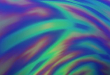 Açık Mavi ve Yeşil vektör soyut parlaklığı bulanıklaştırdı.