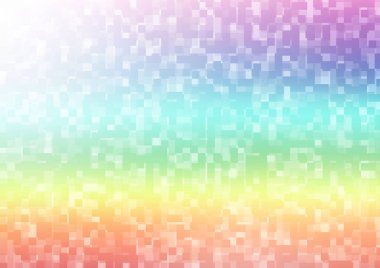 Açık Çokrenkli, dikdörtgenli Gökkuşağı vektör arkaplanı.