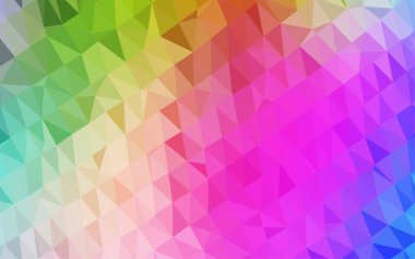 renkli çokgen mozaik arkaplan, vektör illüstrasyonu 