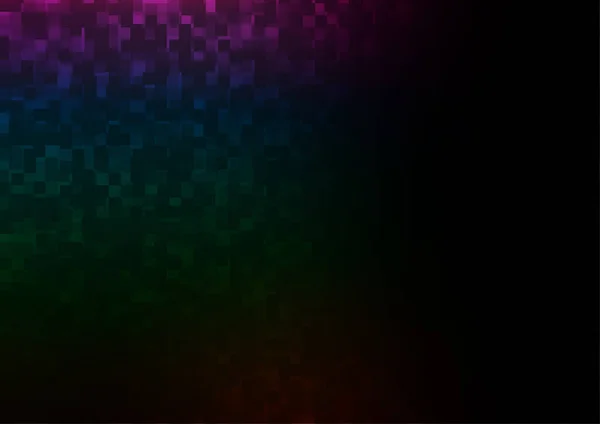 Multicolor Oscuro Fondo Del Vector Del Arco Iris Con Rectángulos — Vector de stock