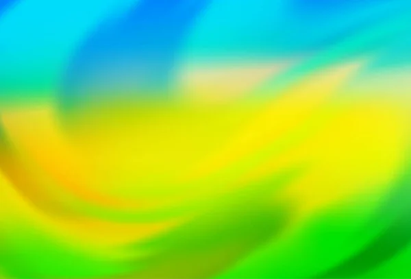 Azul Claro Amarillo Vector Abstracto Brillante Patrón — Vector de stock