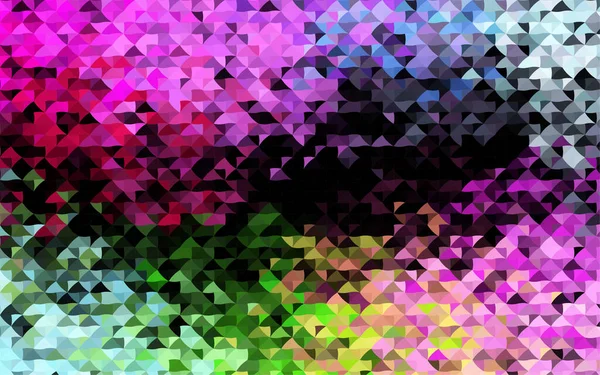 Fundo Mosaico Poligonal Colorido Ilustração Vetorial — Vetor de Stock