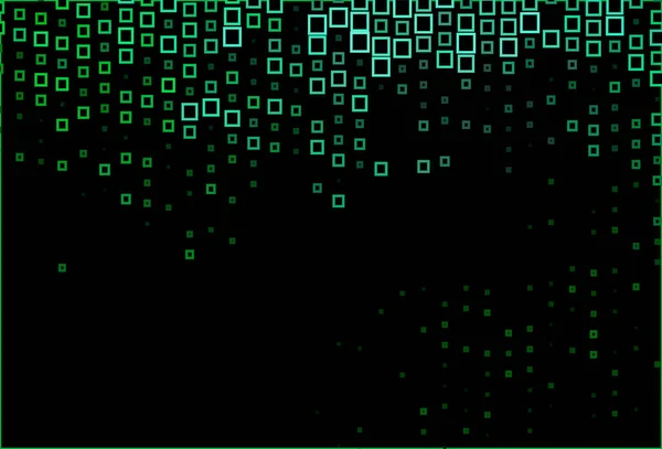 Темно Зелене Векторне Компонування Лініями Прямокутниками — стоковий вектор
