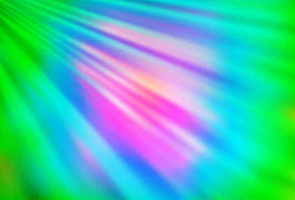 Multicolor Claro Textura Del Vector Del Arco Iris Con Líneas — Vector de stock