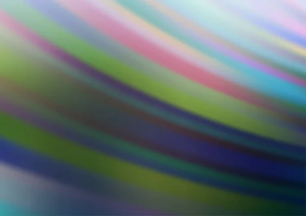 Verwischte Linien Hellen Farbtönen Eine Vage Abstrakte Illustration Mit Gefälle — Stockvektor