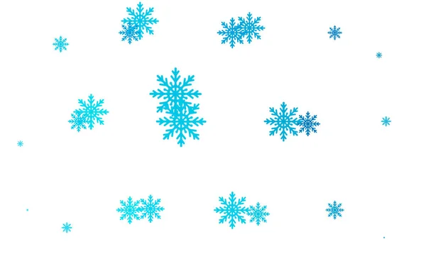 Sneeuwvlokken Klaar Vectorillustratie — Stockvector