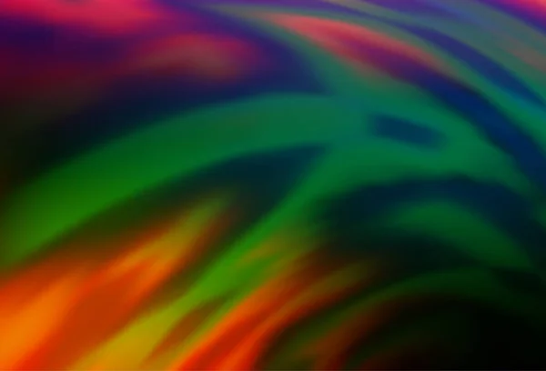 Multicolor Escuro Vetor Arco Íris Layout Abstrato Brilhante — Vetor de Stock