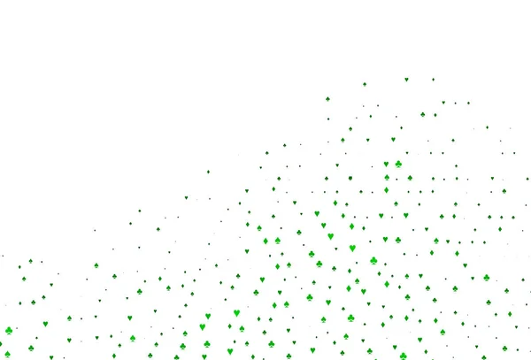 Azul Claro Padrão Vetor Verde Com Símbolo Cartões —  Vetores de Stock