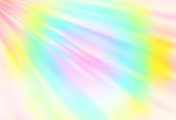 Свет Многоцветный Векторная Компоновка Rainbow Плоскими Линиями — стоковый вектор