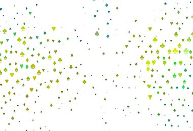 Açık Mavi, kart işaretli sarı vektör arkaplanı.