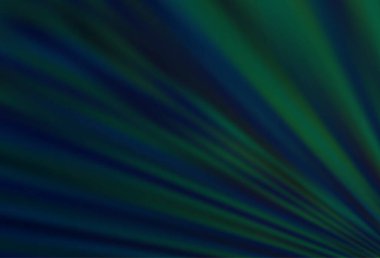 Koyu mavi, düz çizgileri olan yeşil vektör düzeni.