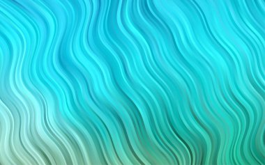 Farklı şekil ve renklerdeki bulanık dalgalı çizgiler. Gradyanı olan belirsiz soyut bir illüstrasyon.